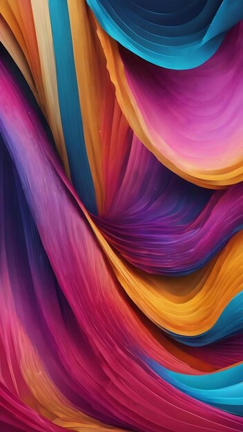 Colorful line and wave background geometric banner flyer template wallpaper