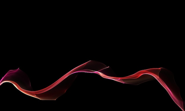 Colorful Line Wave Effect Background Banner Flyer Wallpaper Template