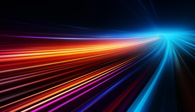 Colorful lines as abstract background