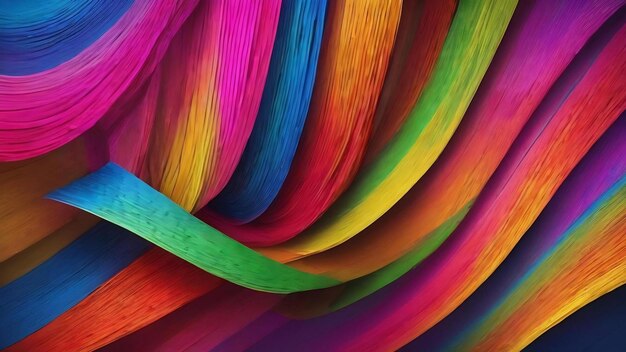 Colorful lines on a colorful background