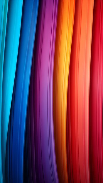 A colorful lines in different colors