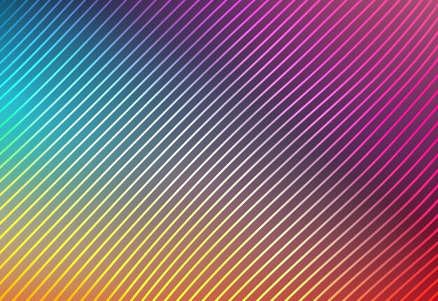 Photo colorful lines that are as colorful as a background