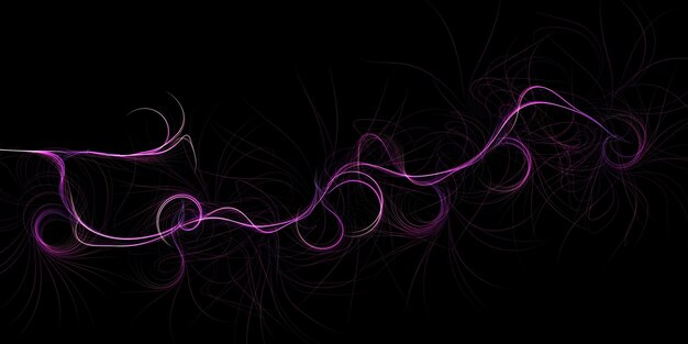 Colorful Lines Waves Background Banner Wallpaper Cover Template