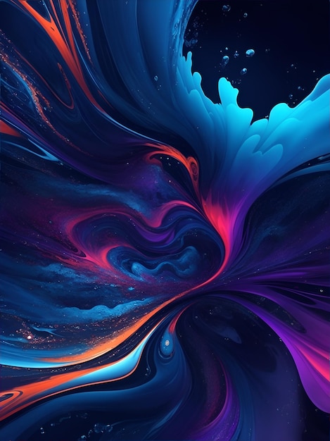 Colorful liquid abstract background