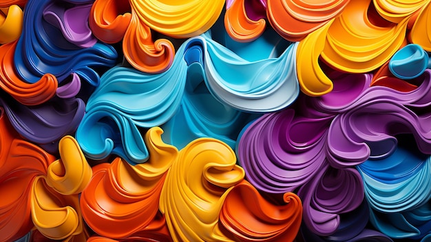 colorful liquid background HD 8K wallpaper Stock Photographic Image