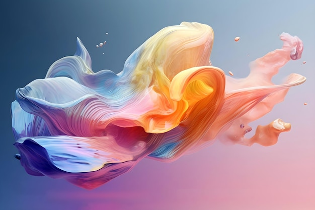 colorful liquid flow background