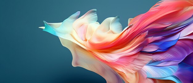 colorful liquid flow background