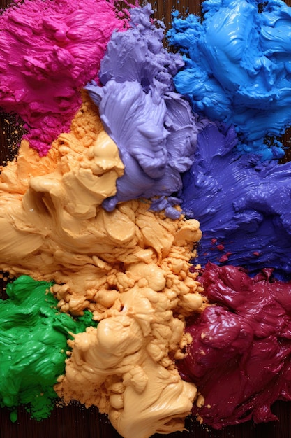 Colorful liquid paint or background