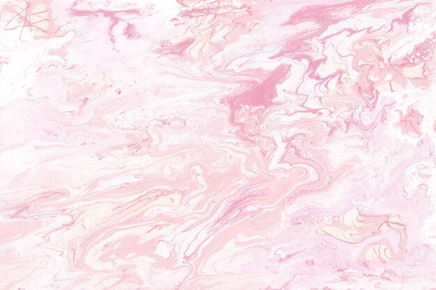 Photo colorful liquid paint texture on a white paper background
