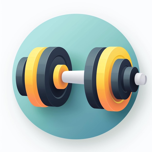 a colorful logo for the brand of the brand of dumbbells