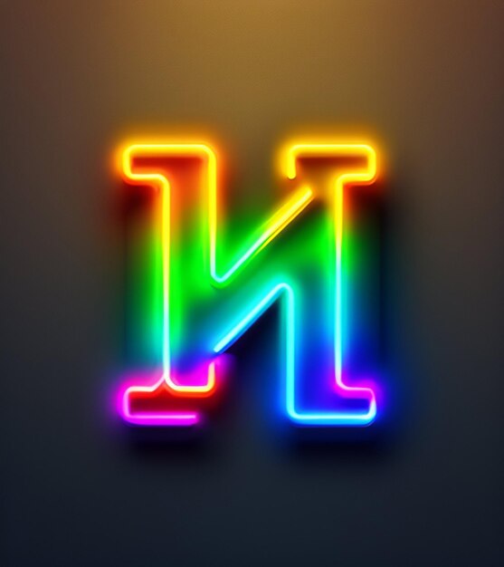 A colorful logo with a black background