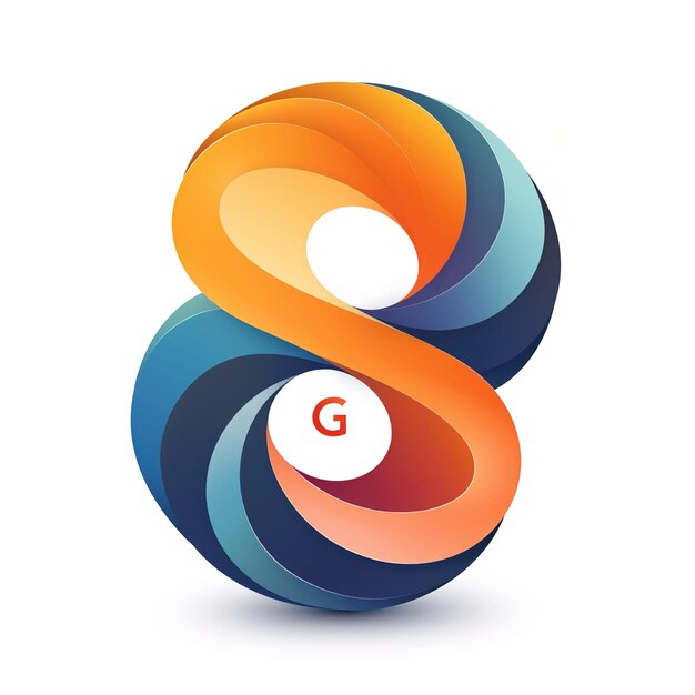 a colorful logo with the letter g on it