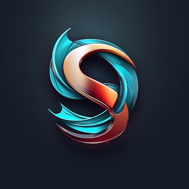 a colorful logo with the letter s on it