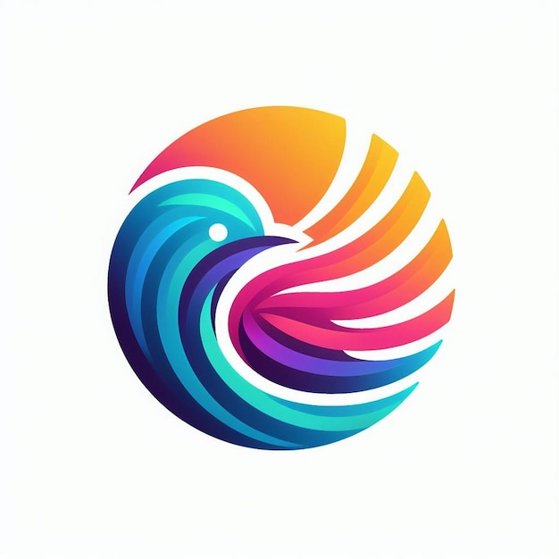 Photo colorful logo