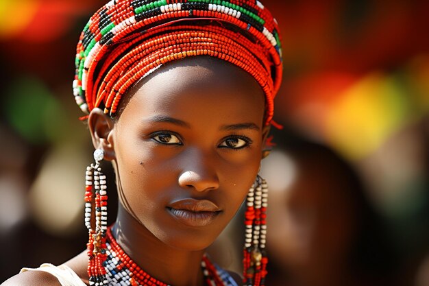 Красочное влияние масаи
