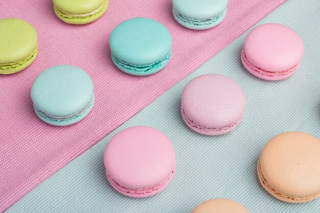 Colorful macarons.