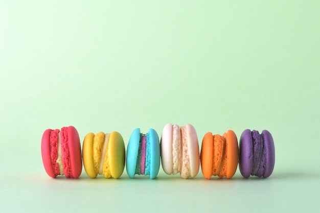 Colorful macarons 