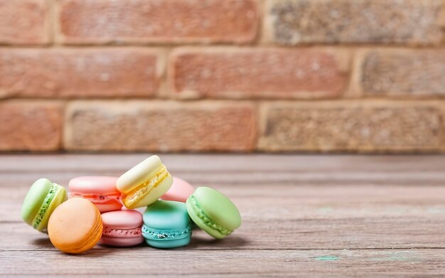 Colorful macarons