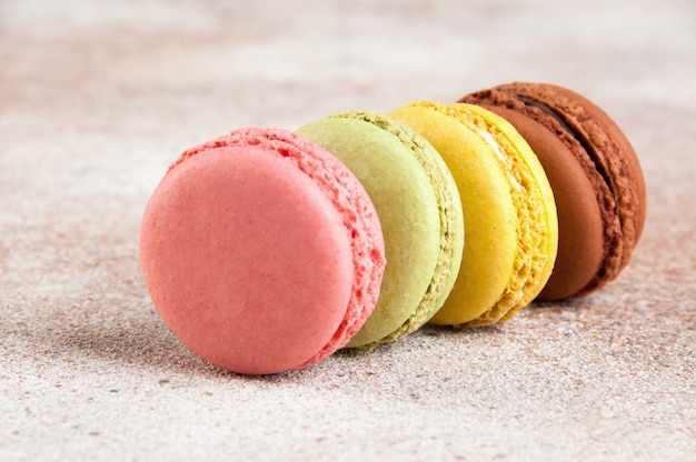 Colorful macaroons