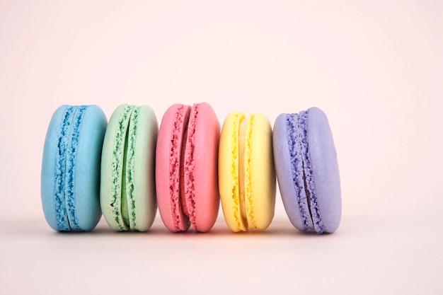 colorful macaroons