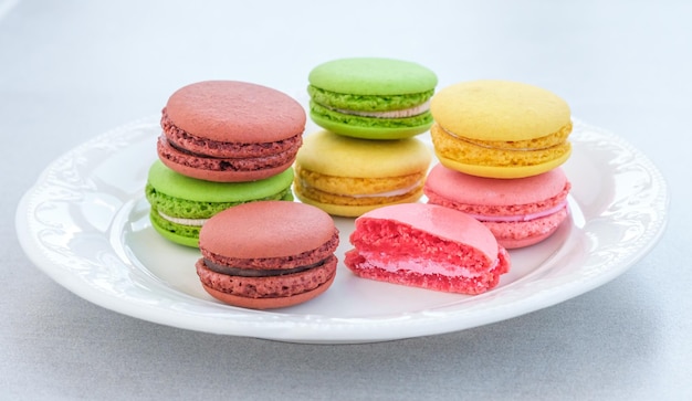 Colorful macaroons