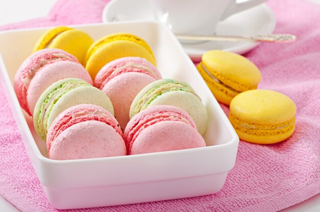 Colorful macaroons