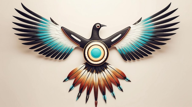 Colorful Magpie symbol