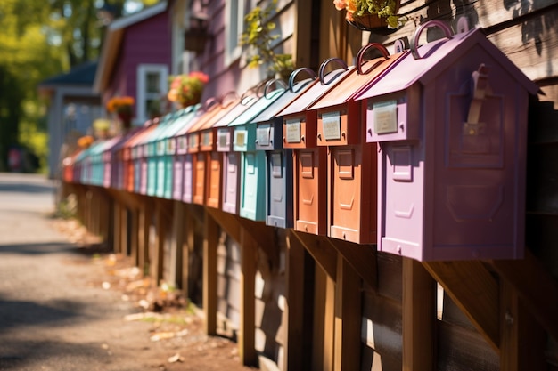 colorful mailboxes to behold