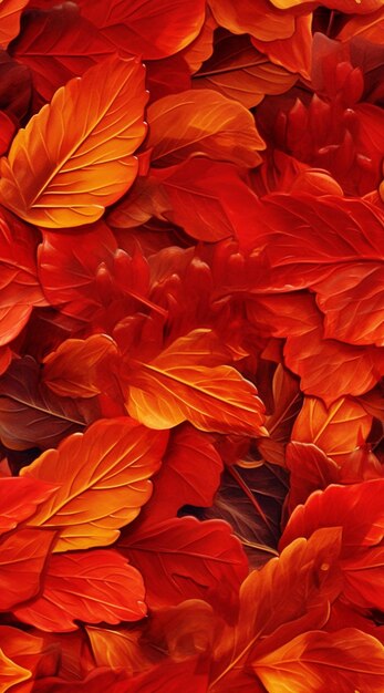 Colorful maple leaves