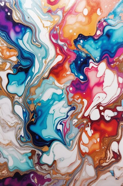 Colorful marble pattern