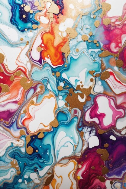 Colorful marble pattern