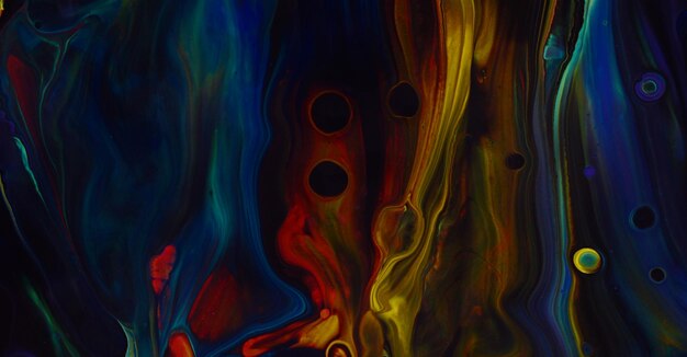 colorful marbling texture creative background with abstract waves, liquid art style painted with oil