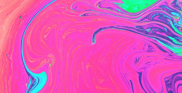 colorful marbling texture creative background with abstract waves, liquid art style painted with oil