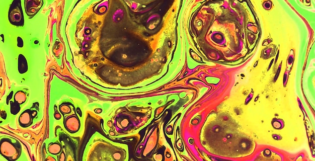 Фото Красочная мраморная текстура креативный фон с абстрактными волнами, жидкий художественный стиль, нарисованный маслом