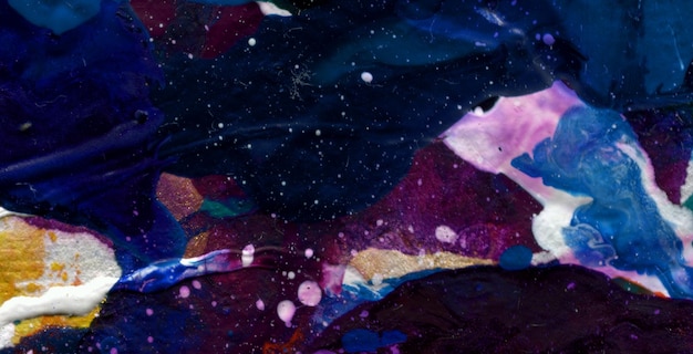 colorful marbling texture creative background with abstract waves, liquid art style painted with oil