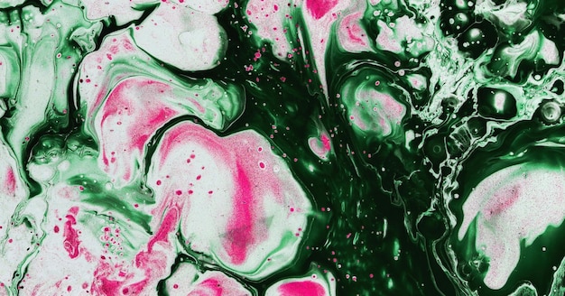 colorful marbling texture creative background with abstract waves, liquid art style painted with oil