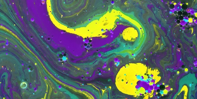 colorful marbling texture creative background with abstract waves liquid art style painted with oil