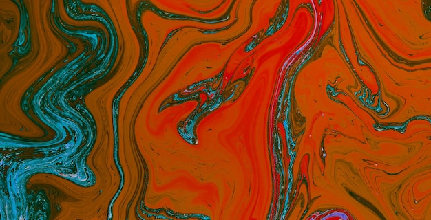 colorful marbling texture creative background with abstract waves liquid art style painted with oil