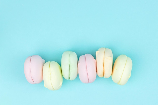 Colorful marshmallow looks like macaroons Multicolored marshmallow Macaroons