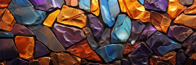 Colorful Metallic Textures in Material Science