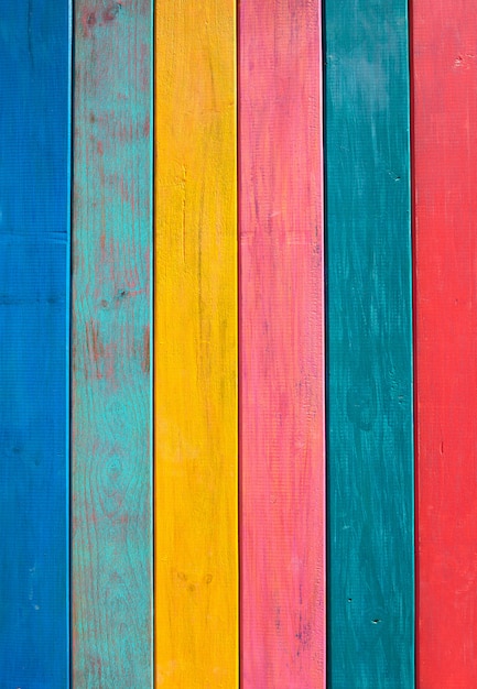 Colorful mexican stripes painted wood texture