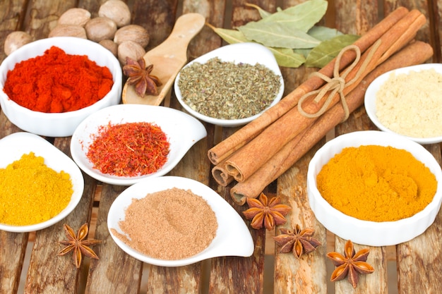 Colorful mix  of spices