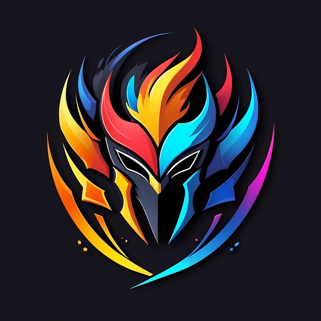 colorful modern esport logo