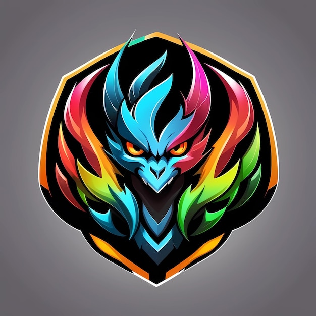 colorful modern esport logo