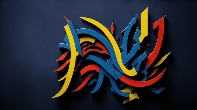 사진 비즈니스를 위한 다채로운 현대 로고