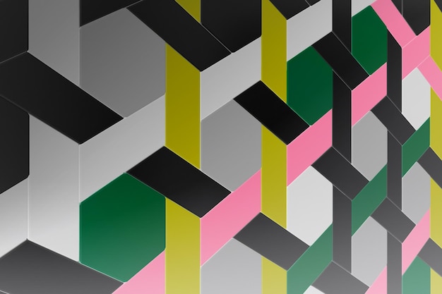 colorful mosaic background with geometric shapes