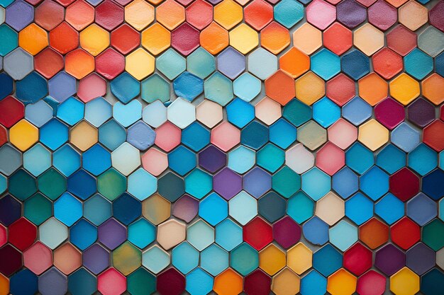 Colorful Mosaic Pattern Background