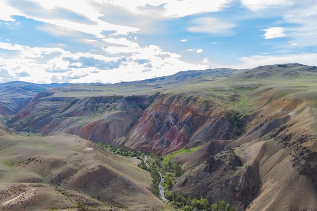 Colorful mountain in Altay.