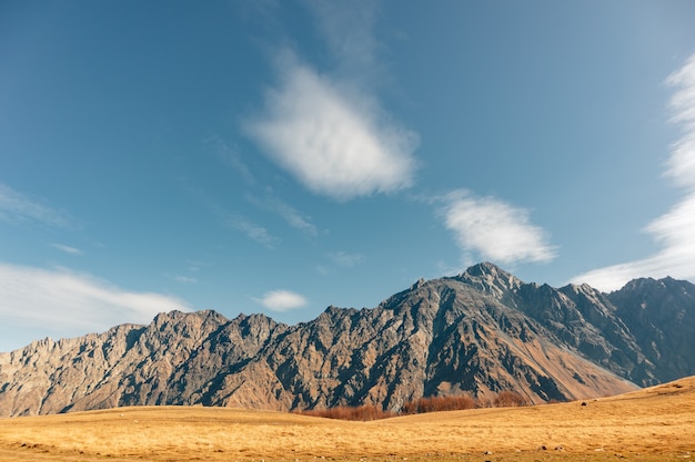 Blue and Green Sky and Mountain · Free Stock Photo