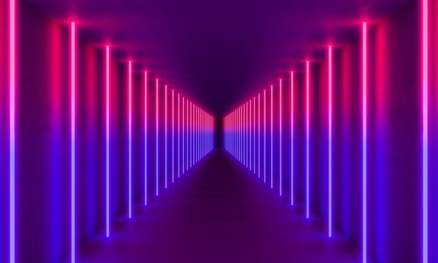 Colorful neon light background